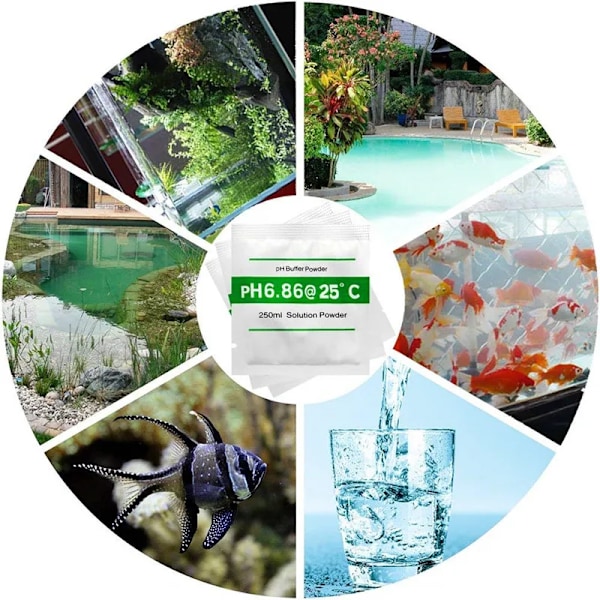 15 stykker 4,01 6,86 9,18 PH meter kalibrering