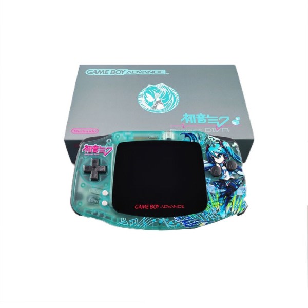 Advance Anime Figures Hatsunes Mikus Handheld Game Console Highlight Färg Display SP Leksaker