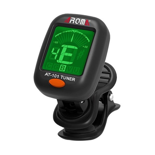 Elektrisk gitar tuner pedal klipp kromatisk digital mini LCD skjerm tunere