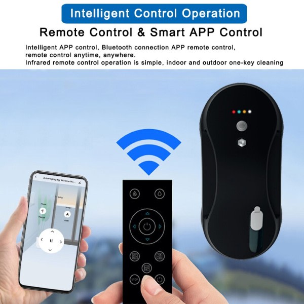 Ikkuna Cleaning Robot APP Smart Control Automaattinen vesi suihku lasi puhdas korkea imu teho pölynimuri puhdistin