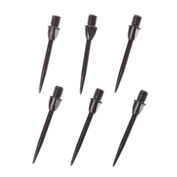 6 delar Utbytbar Dart Stål Spets, Professional 2BA Wire Spets