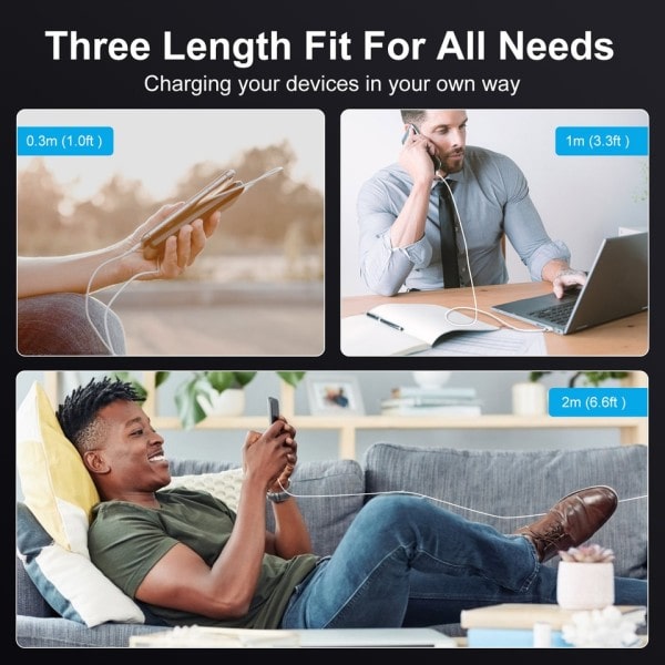 7A 100W USB C-tyyppi Supernopea lataus kaapeli Huawei P40 P30 P30 nopea lataus data johto