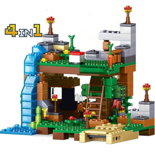 The Villages Hus Pigs Alex Zombie Action Building Blocks Classic Modell Sets Bricks Barn Kits