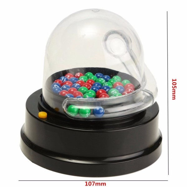 Sähkö onnen arpajaiset lelu numero poiminta kone mini arpajaiset bingo pelit Shake Lucky Ball