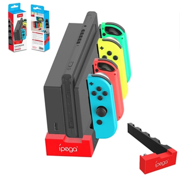 Switch Joy Con Controller Laddare Dock Station Station Holder