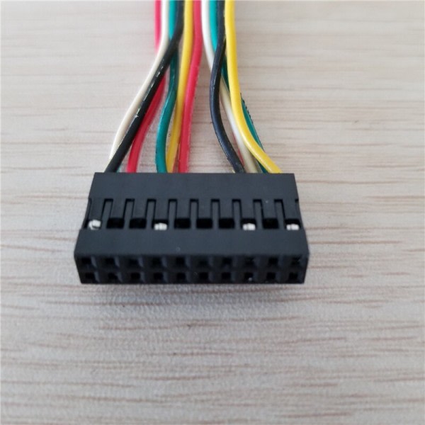 Allt-i-ett PC Gör-det-själv Värd Högtalare / Återställ & Strömbrytare / HDD LED Jumper Line Flat Kabel Byt Q-kontakt För ASUS  Moderkort