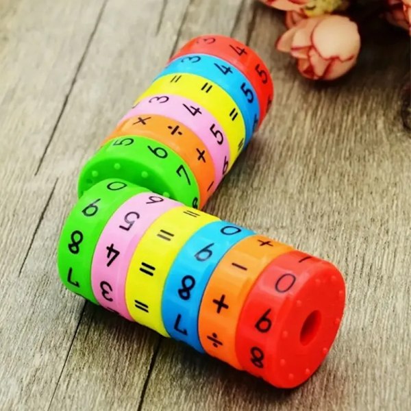 Gör-det-själv Matte block Perfekt Födelsedag present för pojkar och flickor - Förskola Lärande Räkna & Matematik Verktyg