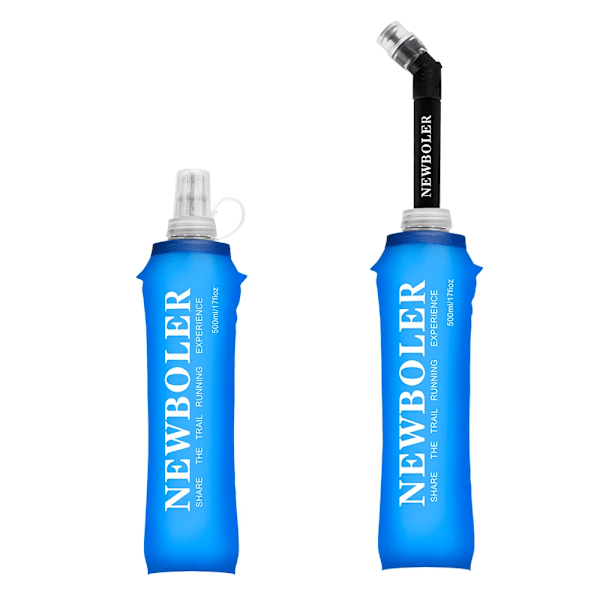 500 ml vatten flaska TPU vikbar mjuk kolv sport vatten flaska vatten påse hopfällbar vatten flaska