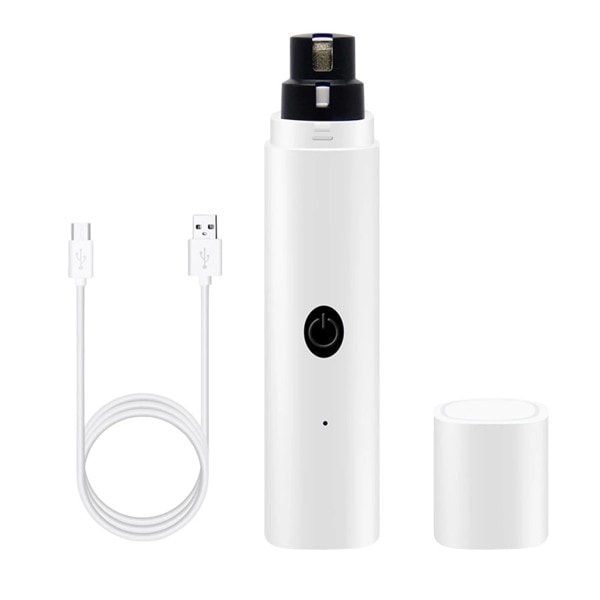 Hunde neglesliper USB oppladbar lav støy elektrisk pote neglepolerer