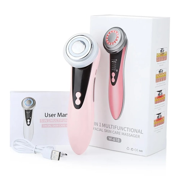 Multifunktionel ansigtsbehandling hudpleje massager elektrisk ansigtsbehandling massage enhed rengøring ansigt