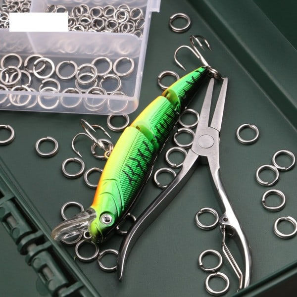 Fiske SR4 Fiske Delad Ring Tång,Srostfritt stål Texas Tackle Delad Ring Tång