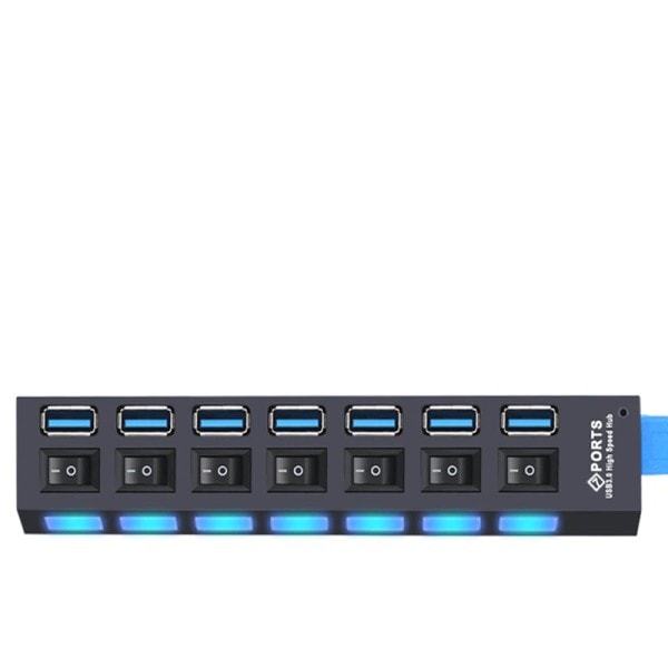 USB Hub 3.0 Hub USB 3 USB 2.0 Multi USB Splitter Power Adapter 4/7 Port Multiple Expander 2.0 with Switch