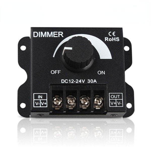 LED Dimmer Justerbar Lysstyrke Lampe Pære Srip Driver Enkelt farve Lys Strøm Forsyning Controller
