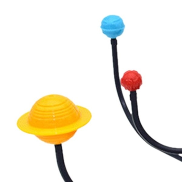 1Sett Solar System Nine Planets Model Science Kit DIY Assembly Foreldre-barn Interaksjon Planetarium Leketøy