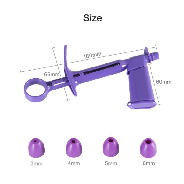 DIY Plast Perle Applikator Fondant Kake Dekorering Verktøy Perle Ball Applikator