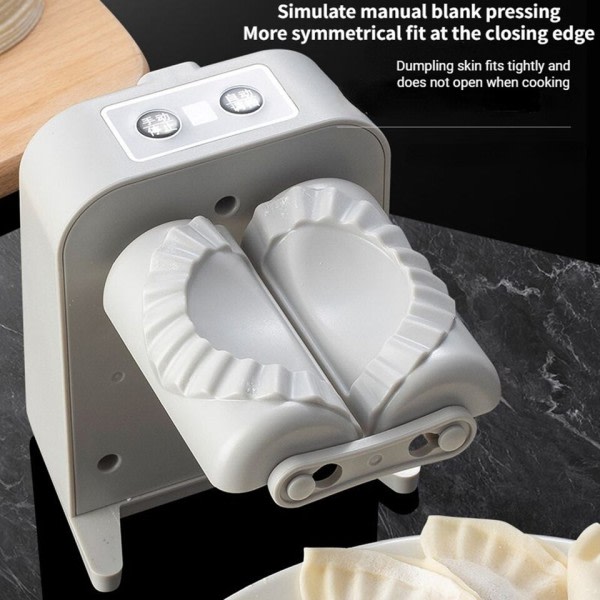 Automatisk Elektrisk Knödel Maker Maskin Press Mold Kök Tillbehör