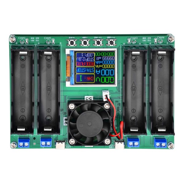 Batteri Kapacitet LCD Tester Digital Display Litium Batterier Ström Detektor Tester