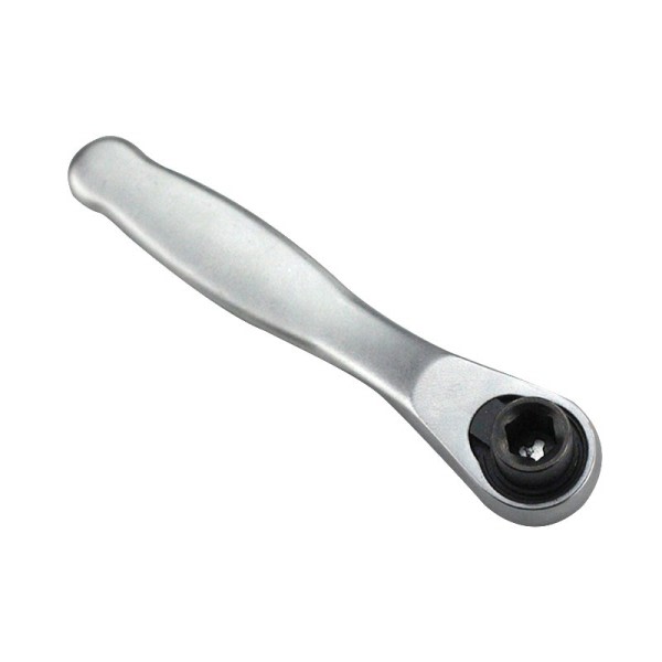 2 i 1 Mini Hex Bit Driver Skruetrækker Håndtag Tovejs Quick Release Nøgle Skruenøgle Dobbelt hoved skralde fatning nøgle