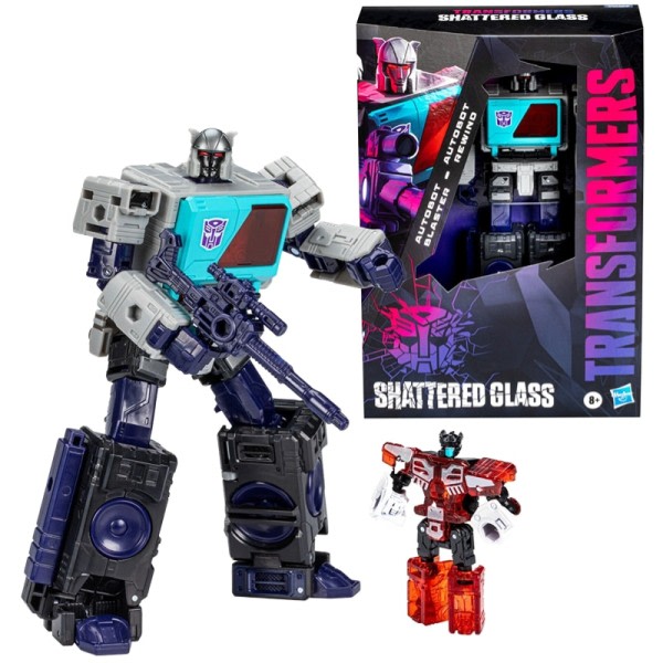 Knust Glas Blaster Rewind Voyager Action Figur Legetøj