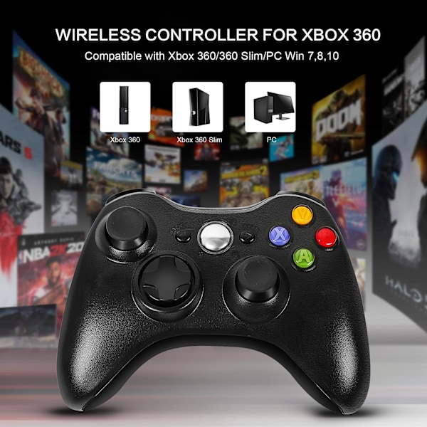360 Gamepad Wireless/Wired Controller Supports Game Controller Joypad
