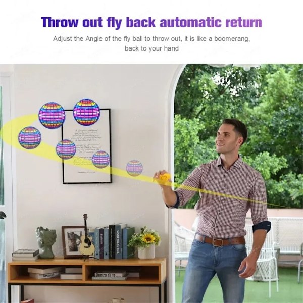 Flyvende bold boomerang spinner legetøj