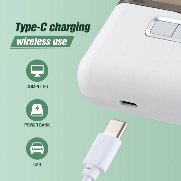 Elektrisk Negleklipper Kutter Med LED Lys Automatisk Spiker Sliper Trimmer