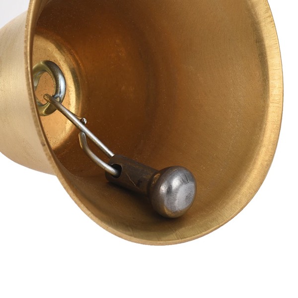 Mässing hand handklocka skrivbord ringklocka