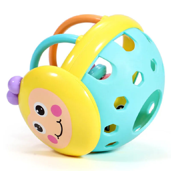 Baby Myk Banner Leker Nyfødt Tidlig Pedagogisk Sanselig Binning Ralling Berøring Hånd gripende ball