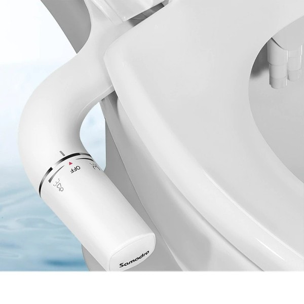 Dobbelt dyse bidet justerbar vand tryk ikke-elektrisk røv sprøjte