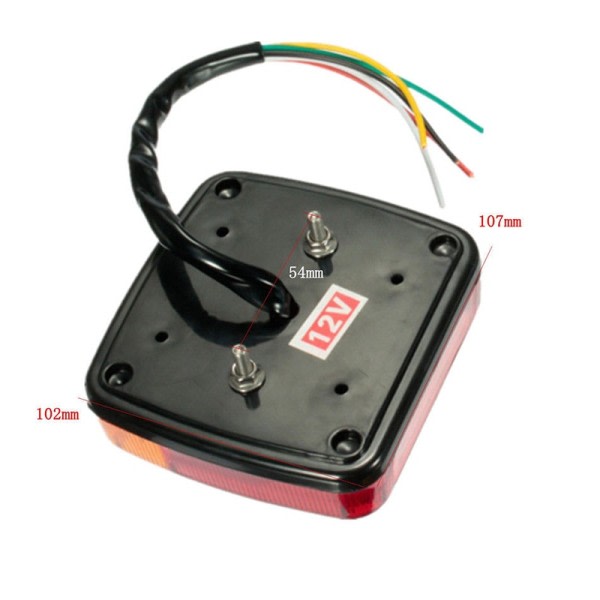 12V Trailer Lastbil Caravan Lastbil Baglygte Baglygte Lys Nummer Plade Lys Bag Bremse Bremse Stop Lampe Lastbil Tilbehør