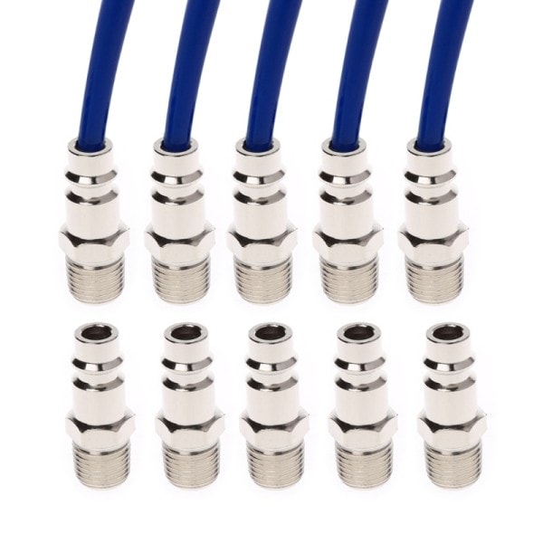 1st Euro Air Line Slang Fitting Luft Kompressor Anslutning Quick Release Koppling Plug Socket Connector