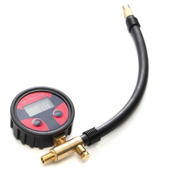 Digital däck däck tryck mätare 200PSI LCD manometer