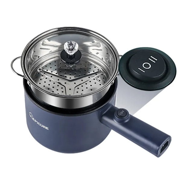 Mini Elektrisk Komfur Multi-Function Alt-I-Én Krydde Dobbelt Layer Husholdning Nudle Komfur Non-Stick