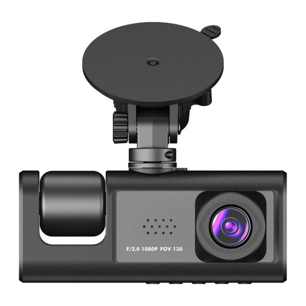 3 kanava kojelauta kamera auto kamera video tallennin kojekamera DVR:t  musta laatikko kaksoisobjektiivi DVR taka kameralla 1dcc | Fyndiq