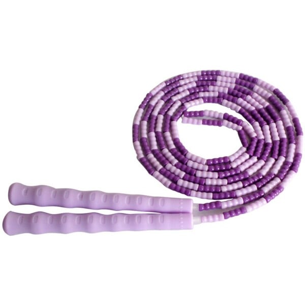 Skipping Reb Yoga Blød Beaded Workout Hopping Non-slip Håndtag Reb