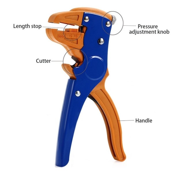 HS-700D Selvjusterende isolasjon Wire stripper automatisk wire stripper stripping rekkevidde 0,25-2,5mm2