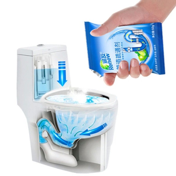 Husholdnings afløbsrens deodorant køkken toilet badekar kloak rengøring pulver Rør uddybningsværktøj