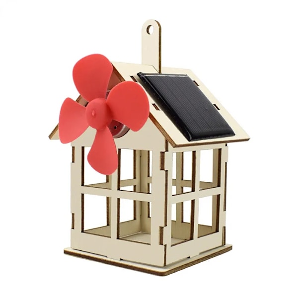 Pojke Väderkvarn Science Toy DIY Fysics Educational Kit for Cid Modell Solar Power Technology Experiment Stem Kit