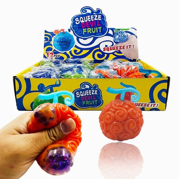 Anime One Piece Cursed Devil Fruit Modell Squishy Leksaker Figur Kawaii Squish Anti Stress Lättnad Squeeze