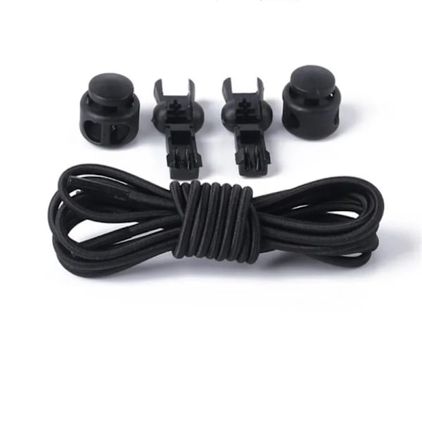 Mode Sneaker Skon Snören Elastisk No Klips Skon Snören Stretching Lås Lata Snören