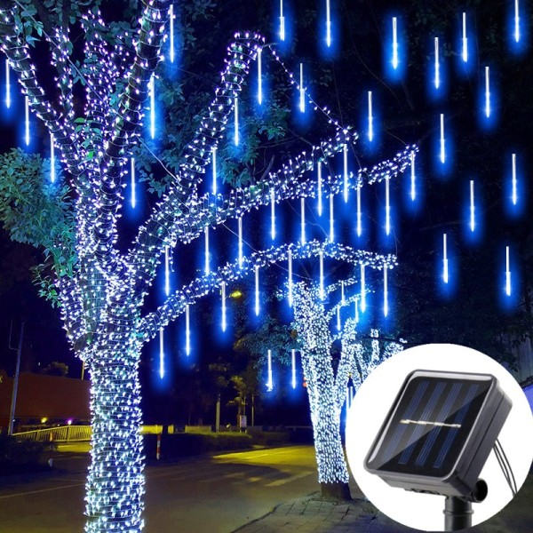 Vanntett Fairy Hage Decor Utendørs Led Gate Garland Jule Dekorasjon