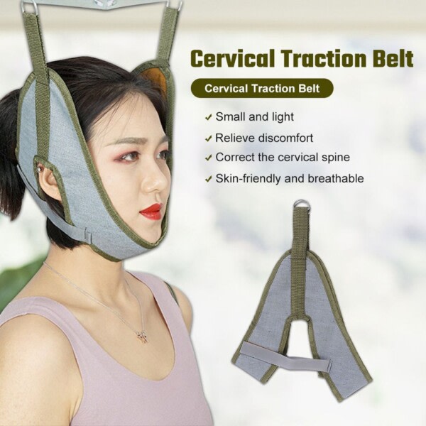 Hals cervical Traction Device Neck Stretcher Stretching Bands
