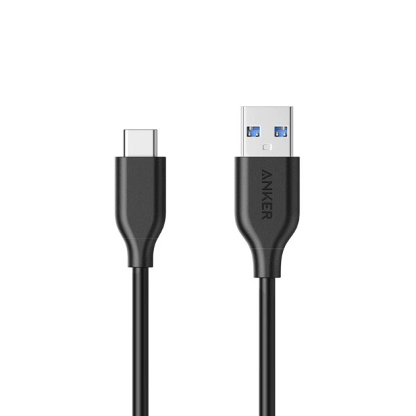 Kabel Powerline USB C til USB 3.0 lade kabel