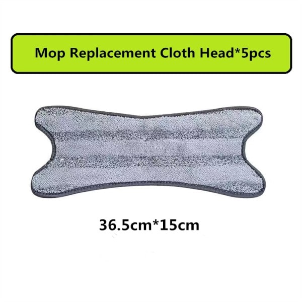 X-type flad gulv moppe med udskift klud hoveder 360 grader klem moppe