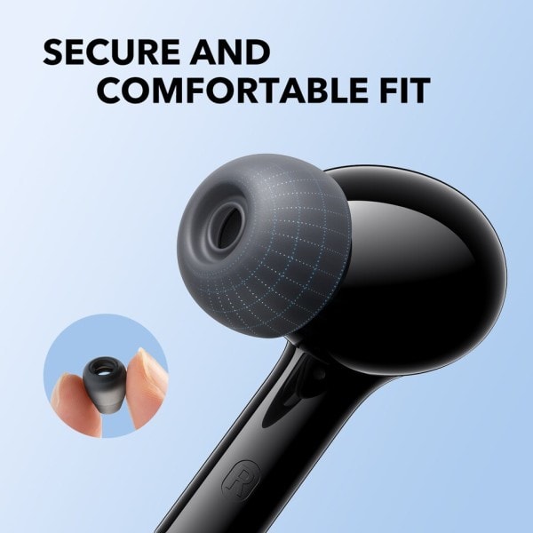 P2i True Wireless Earplus, bluetooth øretelefoner, AI-Enhanced Calls, 2 EQ Modi