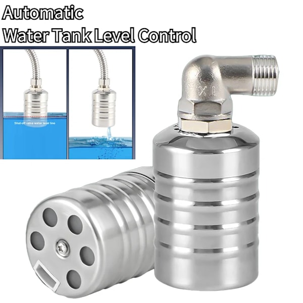 Rustfrit stål flydende kugle ventil automatisk vand niveau kontrol ventil 1/2 3/4 svømmer ventil vand tank