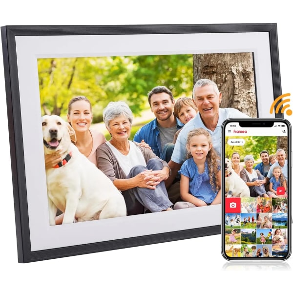 Digital bilde ramme 10,1 tommer 32GB smart WiFi Digital foto ramme med 1280x800 IPS HD berøringsskjerm vegg monterbar
