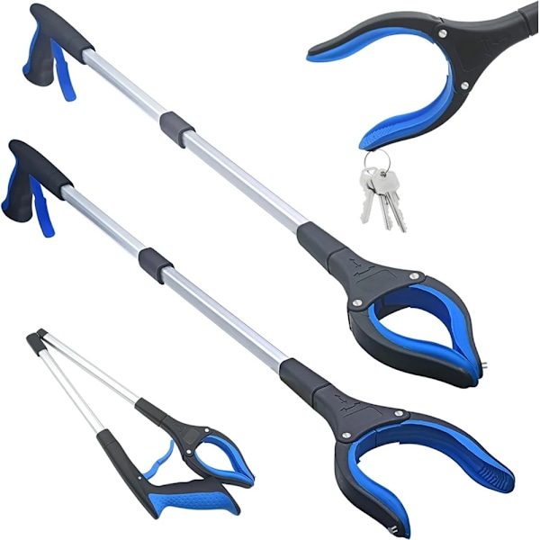 Foldbar Gripper Udvider Hånd Værktøj Strøelse Reachers Plukkere Sammenklappelig Affald Reacher Grabber Pick Up Værktøj