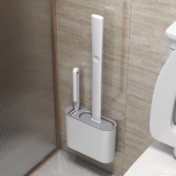 Silikoni TPR WC harja ja pidike WC kulho harja pidikkeellä setti seinä riippuva wc harja