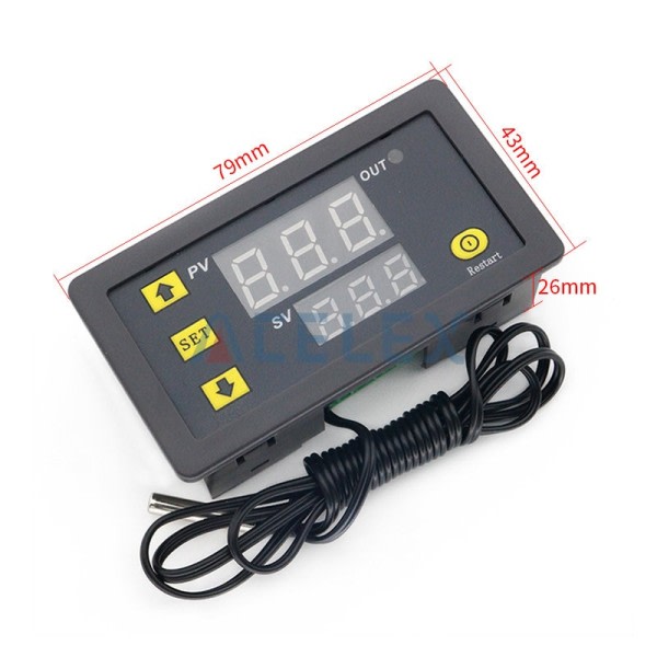 20A Digital Temperatur Kontroll LED Display Termostat Med Varme/Ckjøling Kontroll Instrument
